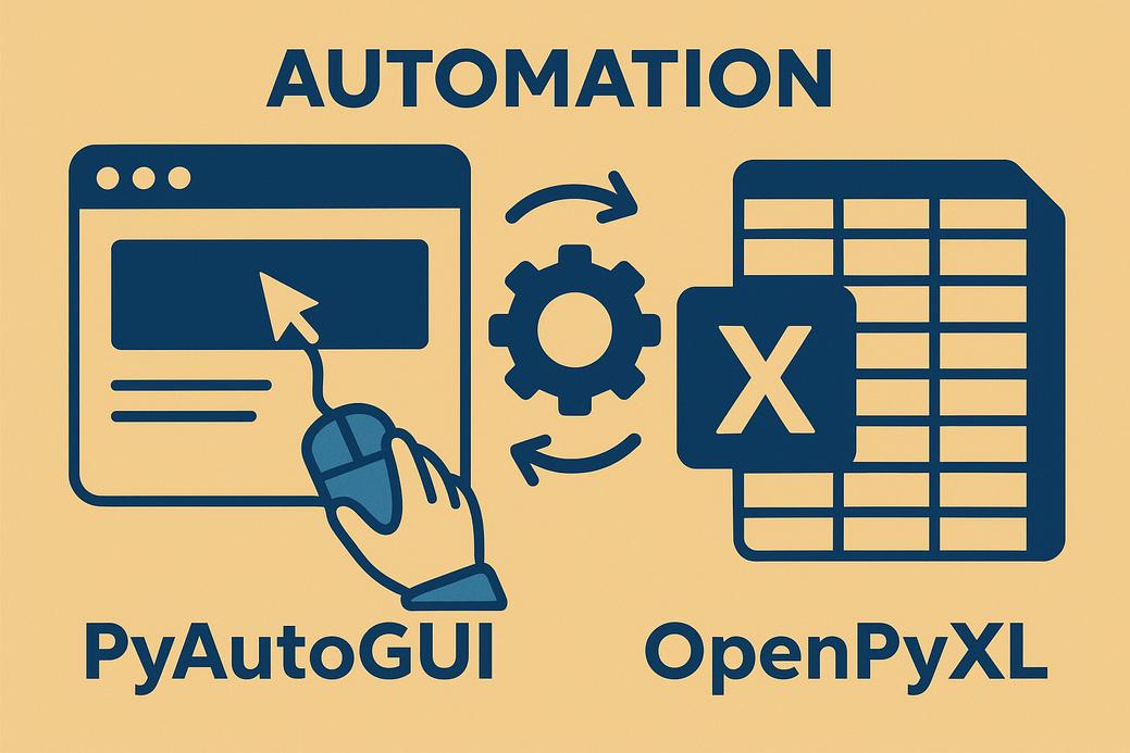 PyAutoGUI dan OpenPyXL untuk automation GUI dan Excel operations