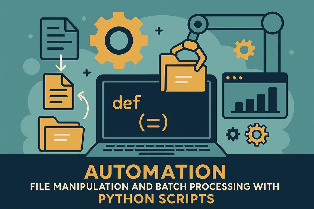Automation file manipulation dan batch processing dengan Python scripts